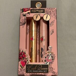 Ed Hardy Lash Queen 2-PC Mascara Set in Gold and Pink